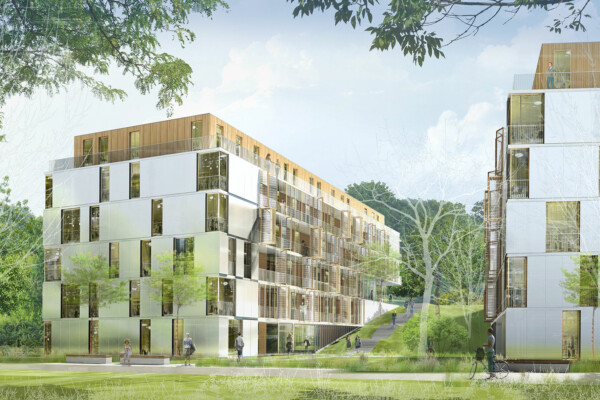 78 logements étudiants et une crèche, Lausanne