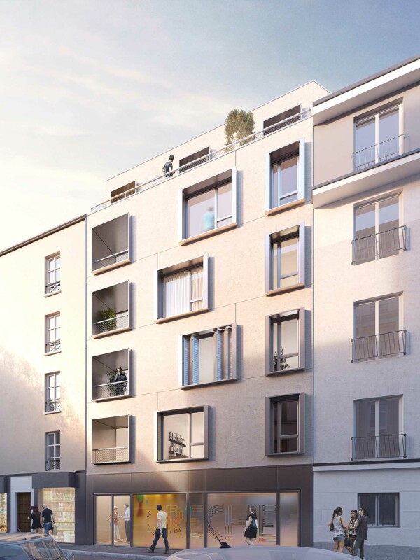 8 logements et une crèche, Paris